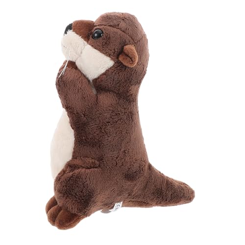 Toyvian Otterpuppe Xylophon einfacher Griff Flossenspule Meeresgetränk Plüschpuppen stofftier Otter Niedliche Sache Plüschtiere kleine Kuscheltiere Tierspielzeug Baumwolle von Toyvian