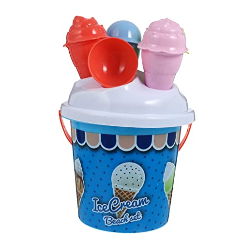 Toyvian 1 Set Sandspielzeug Strandspielzeug Mit Eimer Und Schaufel Buntes Eiscreme Design Perfekt Für Den Sandkasten Und Am Strand Ideal Für Jungen Und ädchen von Toyvian