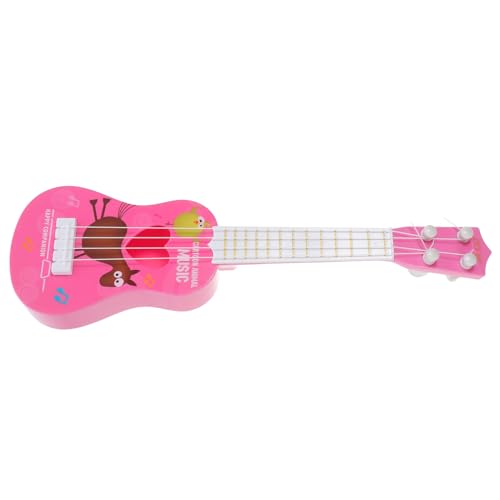 Toyvian Pädagogisches Für Ukulele Pink Musikinstrument Für Frühe Bildung Gitarre Für Anfänger Lernspielzeug Für Kleine Musiker von Toyvian