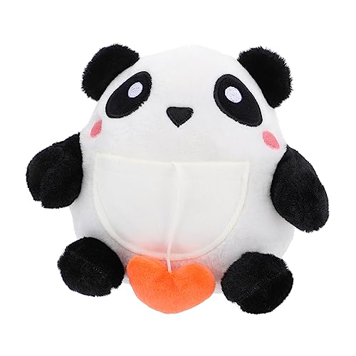 Toyvian Panda-Puppe Soft Toy für ostergeschenke spielzeuge Ostern Sofa-Verzierung Plüschpuppen- Plüschpuppe Cartoon-Tierspielzeug Black von Toyvian