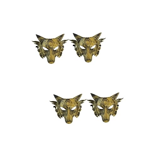 Toyvian 2sets Halloween Maskerade Maske Cosplay Kostüm Requisiten Robuste Kunststoff Tier Maske Für Karneval Party 2 Stücke * 2 Toyvian 2sets Halloween Maskerade Maske Cosplay Kostüm Requisiten Robuste Kunststoff Tier Maske Für Karneval Party 2 Stücke * 2 von Toyvian