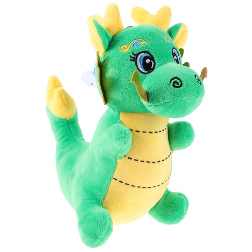 Toyvian Plüsch Drache Stofftier Grüner Chinesischer Glücksbringer mit Saugnapf und Aufhängung Weiches Kuscheltier Dekoration für Chinesisches Neujahr Toyvian Plüsch Drache Stofftier Grüner Chinesischer Glücksbringer mit Saugnapf und Aufhängung Weiches Kuscheltier Dekoration für Chinesisches Neujahr von Toyvian