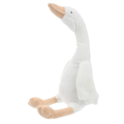 Toyvian Plüsch Gans Kuscheltier Weiß Schlafzimmer Deko Weiches Stofftier Mädchen Toyvian Plüsch Gans Kuscheltier Weiß Schlafzimmer Deko Weiches Stofftier Mädchen von Toyvian