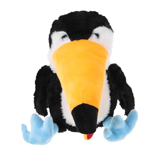 Toyvian Plüsch Handpuppe Kinderhandpuppe Vogelhandpuppe Eltern-Kind-Interaktion Handpuppe Eltern-Kind-Handpuppe Handpuppe Handpuppen kreatives Handspielzeug PP Baumwolle von Toyvian