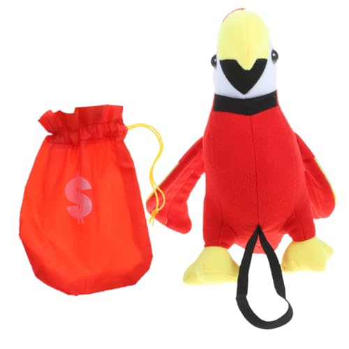 Toyvian Plüsch Papagei Schulterkostüm Piraten Vogel Requisite Teiliges Kuscheltier Modell für Cosplay Party Zubehör Toyvian Plüsch Papagei Schulterkostüm Piraten Vogel Requisite Teiliges Kuscheltier Modell für Cosplay Party Zubehör von Toyvian