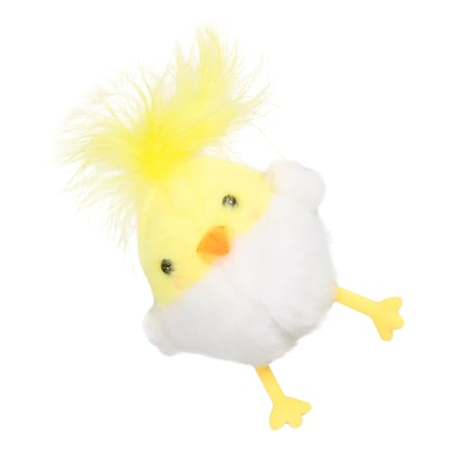 Toyvian Plüsch Schlüsselanhänger Hängend Tiere Handtaschenanhänger Puppe Kuscheltier Schlüsselanhänger Papagei Stofftier Schlüsselanhänger Vogel-Tier-schlüsselanhänger Ratte PVC von Toyvian