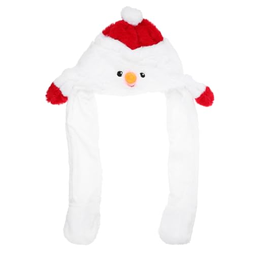 Toyvian Plüsch Weihnachtsmütze mit Beweglichen Ohren Lustige Party Kostüm Mütze für Erwachsene Wärmende Winterkappe für Weihnachten Halloween Festival Geeignet für Weihnachtsfeier und Toyvian Plüsch Weihnachtsmütze mit Beweglichen Ohren Lustige Party Kostüm Mütze für Erwachsene Wärmende Winterkappe für Weihnachten Halloween Festival Geeignet für Weihnachtsfeier und von Toyvian