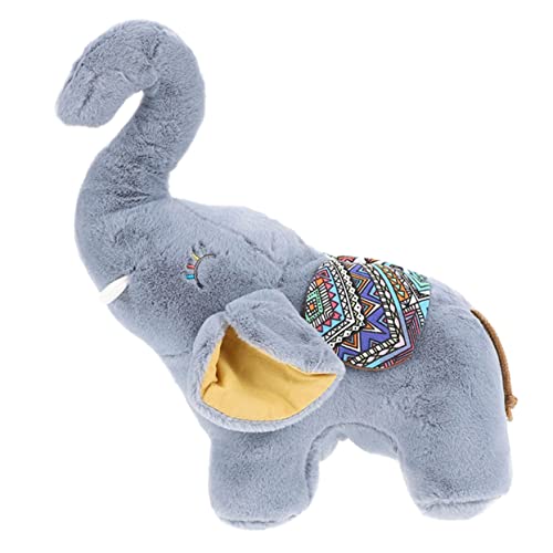 Toyvian Plüschpuppe für den einzug für babytragetuch Children Toys riesiger ausgestopfter Elefant Gefüllter Elefant Plüsch groß PP Baumwolle Grey von Toyvian