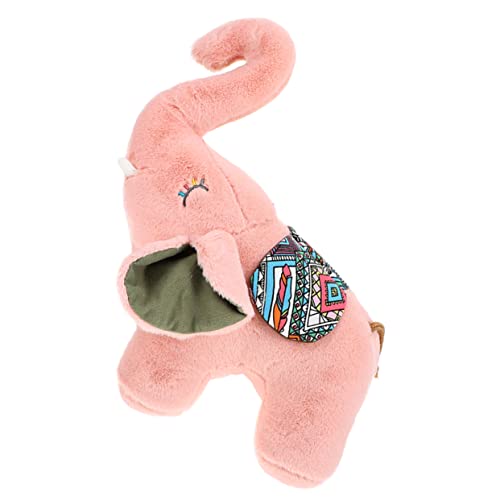 Toyvian Plüschpuppe für kinderspielzeug plushbit kinderknallzeug Kuscheltier Elefantenbaby ausgestopfter Elefant Säuglingselefant PP Baumwolle Rosa von Toyvian