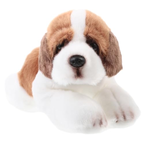 Toyvian Plüschtier Hund Figurine Kuscheliges Kleines Stofftier Plüschspielzeug Realistische Cartoon Hundepuppe Niedliche Tierfigur für Schlafzimmer Wohnzimmer Toyvian Plüschtier Hund Figurine Kuscheliges Kleines Stofftier Plüschspielzeug Realistische Cartoon Hundepuppe Niedliche Tierfigur für Schlafzimmer Wohnzimmer von Toyvian