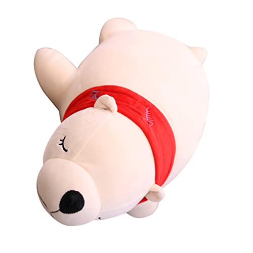 Toyvian Plüschtier kinderzimmerdeko Room Decoration Soft Toys Stuffed Toy for Skin-Friendly Plush Toy Poolspielzeug tragen Meerschweinchen Plüschpuppe Kinderspielzeug Tuch Weiß von Toyvian