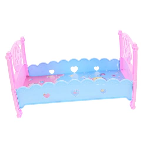 Toyvian Puppenbett Babybett Kinderzimmer Zubehör Spielhaus Möbel für Mädchen DIY Geschenk Fantasie und Kognition Toyvian Puppenbett Babybett Kinderzimmer Zubehör Spielhaus Möbel für Mädchen DIY Geschenk Fantasie und Kognition von Toyvian