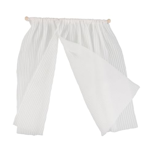 Toyvian Puppenhaus Fenster Feine Netztüll Gardinen Installieren Dekorative Kleine Fensterdeko für Puppenhausmöbel und Miniaturhäuser Toyvian Puppenhaus Fenster Feine Netztüll Gardinen Installieren Dekorative Kleine Fensterdeko für Puppenhausmöbel und Miniaturhäuser von Toyvian