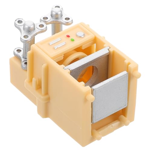 Toyvian Puppenhaus-versiegelungsmaschine Plüsch Babydecke Nähmaschine Puppenhaus Süßigkeitenbehälter Zuckerplätzchenbonbons Universelle Babydecke Behälter Mit Deckel Plastik Beige von Toyvian