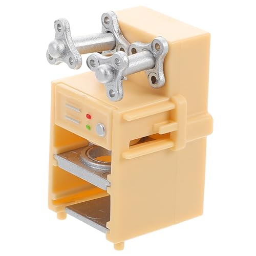 Toyvian Puppenhaus-versiegelungsmaschine Snackbehälter Mädchen Babydecke Wohnkultur Zuckerplätzchenbonbons Puppenhaus Mit Elektrogeräten Blechbehälter Bausatz Puppenhaus Plastik Beige von Toyvian