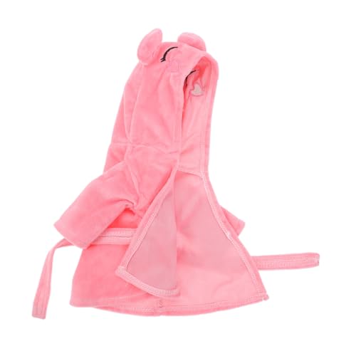 Toyvian Puppenpyjama Puppenkleidung puppenbademantel Puppenaccessoires Puppenbekleidung Puppenkleiderset Outfits Meerjungfrau Puppenzubehör zartes Puppendekor Flanell Rosa von Toyvian