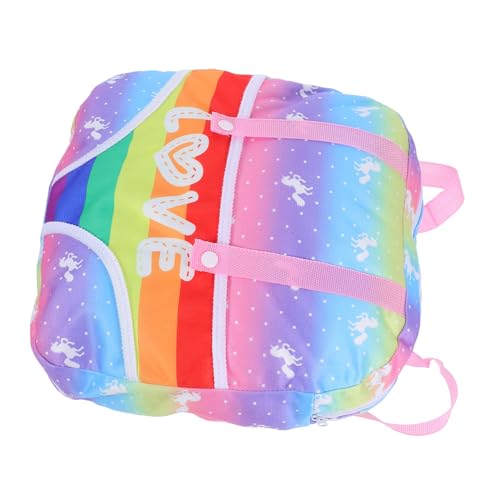 Toyvian Puppenrucksack Kleiderpuppen Koffer Puppe Tierpuppen kleine Puppe Mini-Puppen Kinderrucksack Rucksack für Tragetasche für Babypuppen Babytrage für Kinderpuppen Polyester von Toyvian