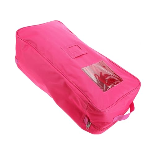 Toyvian Puppentasche spielzeugtasche Puppenzubehörtasche Puppensachen Aufbewahrungstasche Puppen Zubehör Aufbewahrung Tasche für Puppenzubehör Aufbewahrungstasche Stoff Rosa von Toyvian