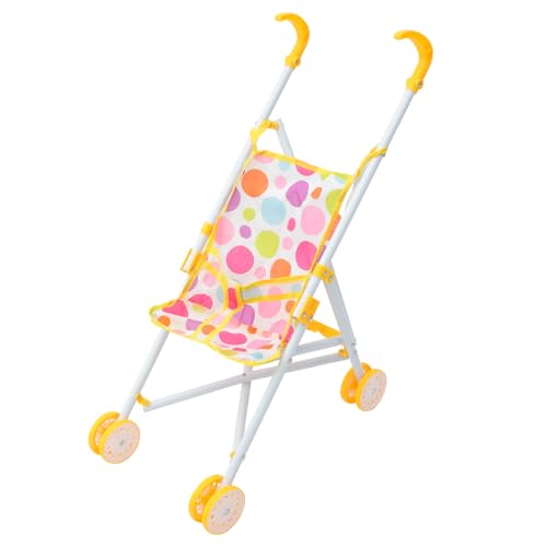 Toyvian Puppenwagen Toys mädchen kinderwagenspielzeug doll Stroller Mini Kuscheltier spielzeuge beweglicher Kinderwagen -Kinderwagen für Kleinkinder Plastik von Toyvian