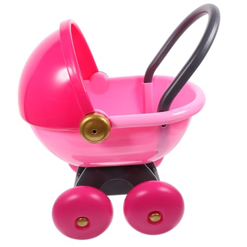 Toyvian Puppenwagenwagen Mini Kinderwagen Puppenwagen Aus Kunststoff Supermarkt Spiele Kinderwagen Einkaufswagen Mini Einkaufswagen Miniatur Einkaufswagen Abs von Toyvian