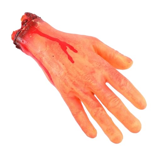 Toyvian Realistische Blutige Hand Requisite Halloween Party Trick Deko Zubehör Gruselige Spielzeuge für Horror Events und Geisterhäuser Toyvian Realistische Blutige Hand Requisite Halloween Party Trick Deko Zubehör Gruselige Spielzeuge für Horror Events und Geisterhäuser von Toyvian