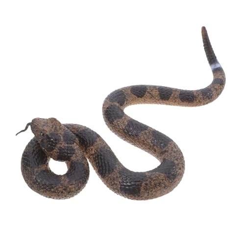 Toyvian Realistische Gummischlange Klapperschlange Modell aus Weichem TPR Gummi Detailgetreu und Flexibel für Halloween Party Deko Lernspielzeug und Gartendekoration Toyvian Realistische Gummischlange Klapperschlange Modell aus Weichem TPR Gummi Detailgetreu und Flexibel für Halloween Party Deko Lernspielzeug und Gartendekoration von Toyvian