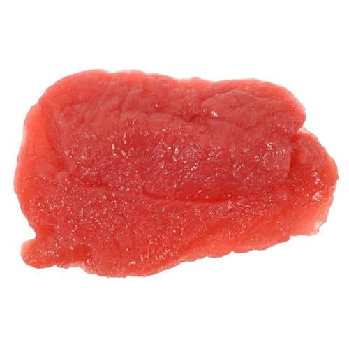 Toyvian Realistisches Schweinefleisch Modell Küchen Fake Fleisch Requisit Deko Vivid Slice Fleisch Nachbildung für Restaurant Bar Buffet Dekoration Toyvian Realistisches Schweinefleisch Modell Küchen Fake Fleisch Requisit Deko Vivid Slice Fleisch Nachbildung für Restaurant Bar Buffet Dekoration von Toyvian