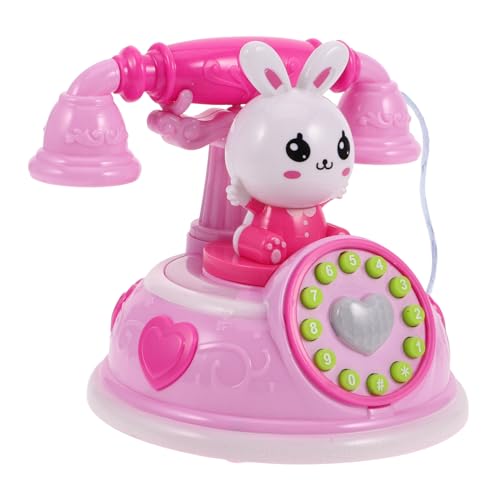 Toyvian Kinder Vintage Telefon Spielzeug Elektronische Kinder Spielzeug Telefon Retro Festnetz Telefon Spiel Fantasievolles Spielen von Toyvian