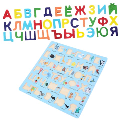 Toyvian Russisches Puzzle Indoor-paletten Brettspielzeug Zeichenstift Kugelschreiber Dekoration Dekoration Anhängerzubehör Lauflernhilfe Für Rätsel Holz von Toyvian