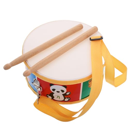 Toyvian Satz Percussion-Trommel für Geräuschspielzeug Kleinkindspielzeug Haustierrollen Tiermuster Trommel Musikinstrument für Kleinkindertrommel Marschtrommel aus Holz Pu von Toyvian