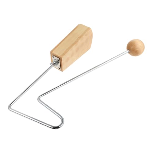 Toyvian Schlagzeug musikinstrumente für musikalisches -Klavier Gongs Xylophon Vibraslap-Instrument aus Holz Tremolo- Rostfreier Stahl Khaki von Toyvian