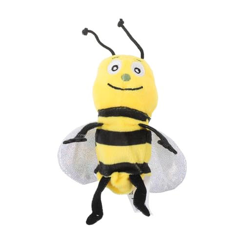 Toyvian Schmetterlings-Tierhandpuppe puppenspielzeug Lernspielzeug Bienen Kuscheltiere für gefüllte Puppen Handpuppe PP Baumwolle von Toyvian