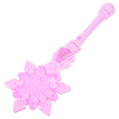 Toyvian Schneestab Für Mädchen Partyzubehör Für Feenstab Partystab Für Schneeflocke Weihnachtsstab Mit Schneeflocke Halloween Leuchtstab Zauberstab Kunststoff Rosa von Toyvian