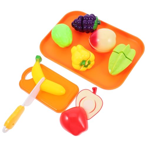 Toyvian Schneiden Spielen Essen Kinderküchenspielzeug Obst- Und Gemüseschneidespielzeug Für Kinder 10-Teiliges Set Lernspielzeug Für Kleinkinder von Toyvian