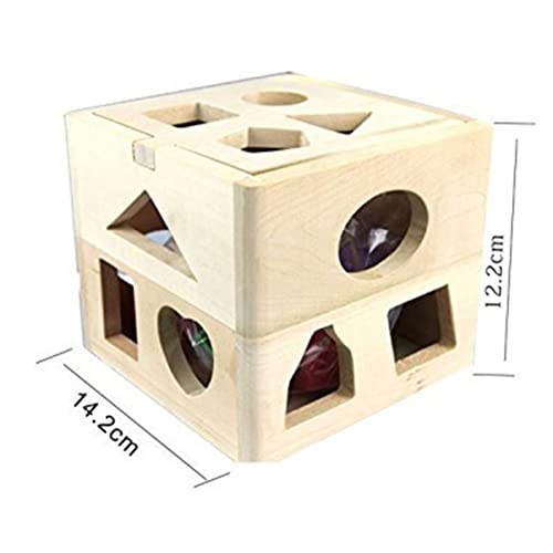 Toyvian Set Aus Bauspielzeug Für Kleinkinder Geometrische Formen Und Zahlen Lernspielzeug Für Jungen Und ädchen Pädagogische Holzbausteine Für Die Frühkindliche Entwicklung von Toyvian