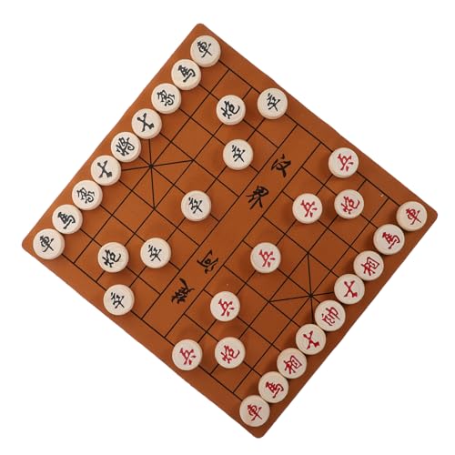 Toyvian Set Schachbrettspiel Internationales Schach Chinesisches Schachbrettspiel Chinesische Schachbretter Für Erwachsene Chinesische Brettspiele Schach China Valentinstag Strategiespiel von Toyvian