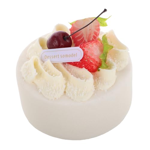 Toyvian Simulation Kuchenmodell Dessert-Modelle Künstliche Kuchen Prop Shop-zubehör Realistischer Kuchen Gefälschter Nachtisch Kuchenfälschung Gefälschtes Gebäck Kuchen-Modell PVC von Toyvian