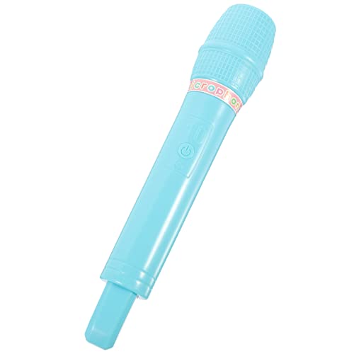 Toyvian Simulationsmikrofonmodell Karaoke für Fun Toy Kindergeschenke Prop-Mikrofon Modell Kindermikrofon tun so, als würden sie Plastik Blue von Toyvian