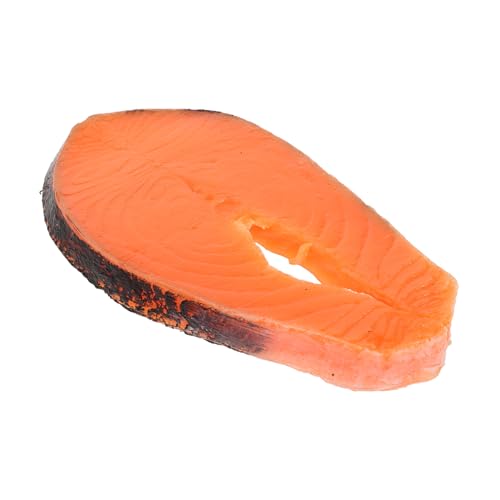 Toyvian Simuliertes Lachsmodell Fotografie -Requisiten Künstliches Sushi-Essen Lachs-Modell gefälschtes Lachsmodell künstliche Lachsrequisiten Modelle mit Lachsscheiben Plastik Orange Toyvian Simuliertes Lachsmodell Fotografie -Requisiten Künstliches Sushi-Essen Lachs-Modell gefälschtes Lachsmodell künstliche Lachsrequisiten Modelle mit Lachsscheiben Plastik Orange von Toyvian