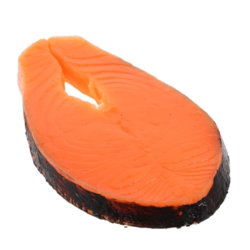 Toyvian Simuliertes Lachsmodell falsches Essen kleines Lachsdekor Lachsförmige Modelle Sushi-Simulationsmodell gefälschter Lachs im Restaurant Lachsscheiben-Modelle Plastik Orange Toyvian Simuliertes Lachsmodell falsches Essen kleines Lachsdekor Lachsförmige Modelle Sushi-Simulationsmodell gefälschter Lachs im Restaurant Lachsscheiben-Modelle Plastik Orange von Toyvian