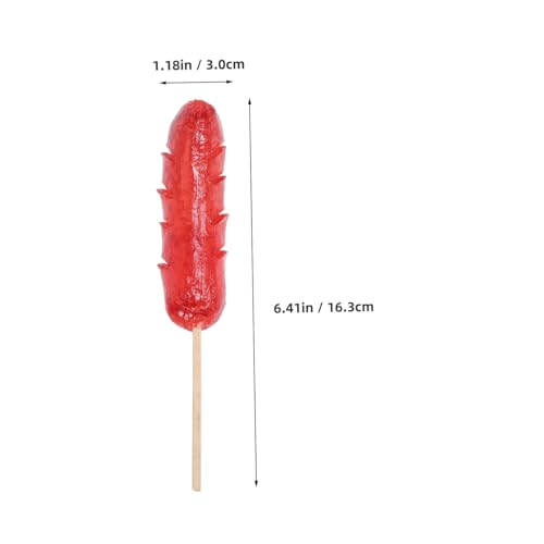 Toyvian Simuliertes Modell des Barbecue -Spießs Wurst-Ornament lebensechtes Kunstfleischmodell lebensechte Lebensmittelverzierung Küchenrequisite Party-Essen-Requisiten Grillspieß Bambus Toyvian Simuliertes Modell des Barbecue -Spießs Wurst-Ornament lebensechtes Kunstfleischmodell lebensechte Lebensmittelverzierung Küchenrequisite Party-Essen-Requisiten Grillspieß Bambus von Toyvian