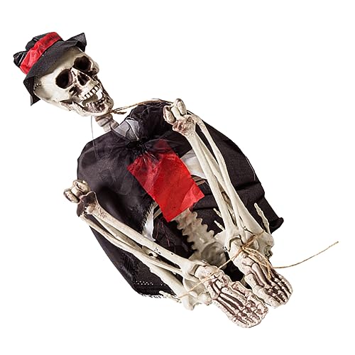 Toyvian Simuliertes Skelett Halloween Skeleton Prop Party Imitierten Menschlichen Körperknochenmodell Imitiert von Toyvian