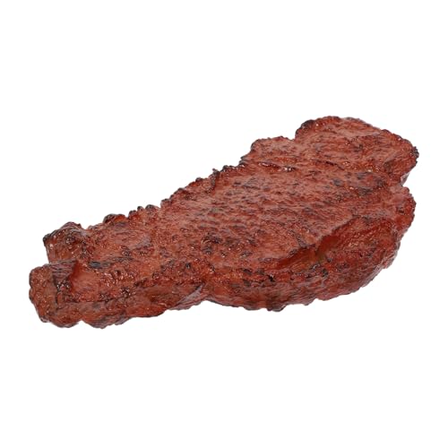 Toyvian Simuliertes Steak Modell aus Kunststoff Dekoratives Steak Leichte Realistische Küchenrequisite für Fotografie und Grillzubehör Kreatives Essensspielzeug Toyvian Simuliertes Steak Modell aus Kunststoff Dekoratives Steak Leichte Realistische Küchenrequisite für Fotografie und Grillzubehör Kreatives Essensspielzeug von Toyvian