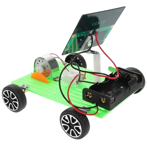 Toyvian Solar-spielzeugauto Gadget Puppenwagen Spielzeugauto Zusammenbauen Bastelsets Für Jungen Für Das Sonnensystem Solarbetriebenes Autospielzeug Solarspielzeug Solarplatten von Toyvian