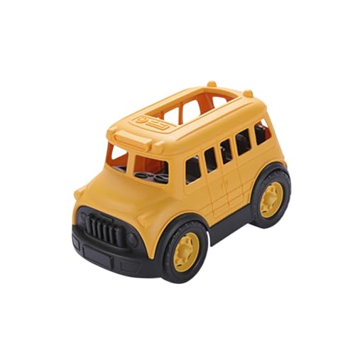 Toyvian Spielzeugauto für für kinderspielzeug motorik einsatzfahrzeuge bewegungsspielzeug Kinderauto kreatives Schulbusmodell Abs von Toyvian