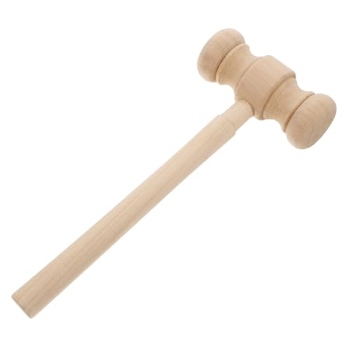 Toyvian Spielzeughammer Kleinkindspielzeug Halloween-Cosplay-Party-Requisiten Anwaltshammer Auktionshammer Richter Hammer Mini-hammerspielzeug Aus Holz Hammer Hammer Hölzern Khaki von Toyvian