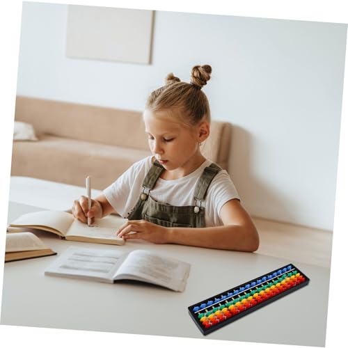 Toyvian Stufiger Farbiger Kunststoff Perlen Je Stab Langlebiges Rechenlernspielzeug für Schüler Traditionelles Chinesisches Rechenhilfsmittel Leicht und Praktisch für Schule und Zuhause Toyvian Stufiger Farbiger Kunststoff Perlen Je Stab Langlebiges Rechenlernspielzeug für Schüler Traditionelles Chinesisches Rechenhilfsmittel Leicht und Praktisch für Schule und Zuhause von Toyvian