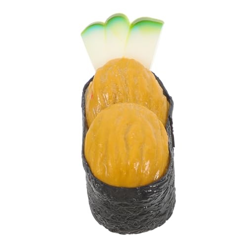 Toyvian Sushi-Modell Sushi -Modell Sushi Requisiten Japanische Küche Modell Sushi Attrappe Sushi-Ornament Desktop-Dekoration simuliertes Sushi- lebensechtes Lebensmittelmodell PVC von Toyvian