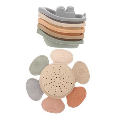 Toyvian Teiliges Badespielzeug aus Sicherem Kunststoff mit Stapelbaren Nestbechern und Schwimmendem Schiff Fördert Hand Auge Koordination und Kreatives für Kleinkinder und Junge Mädchen Toyvian Teiliges Badespielzeug aus Sicherem Kunststoff mit Stapelbaren Nestbechern und Schwimmendem Schiff Fördert Hand Auge Koordination und Kreatives für Kleinkinder und Junge Mädchen von Toyvian