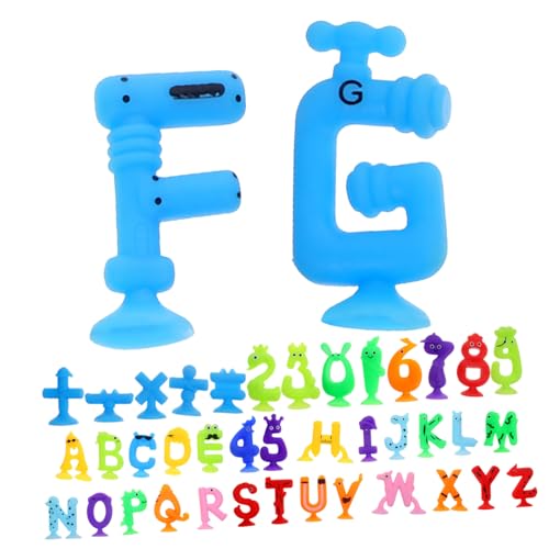 Toyvian Teiliges Badespielzeug mit Saugnapf Lernspielzeug Alphabet und Zahlen aus TPR für Fördert Feinmotorik Hand Auge Koordination und Kognitive Entwicklung für Kindergarten und Toyvian Teiliges Badespielzeug mit Saugnapf Lernspielzeug Alphabet und Zahlen aus TPR für Fördert Feinmotorik Hand Auge Koordination und Kognitive Entwicklung für Kindergarten und von Toyvian